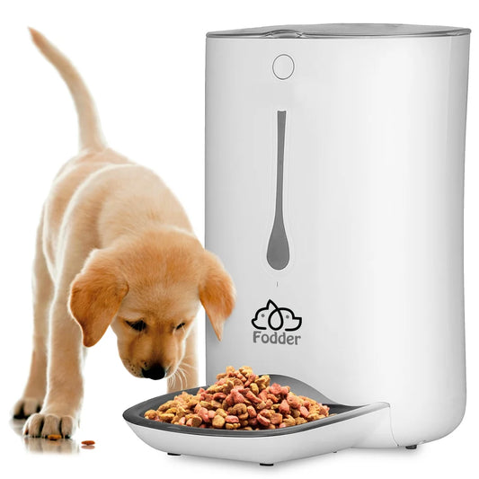 SLAPF30 - Smart Automatic Pet Food Dispenser with Digital Features and Voice Message Playback