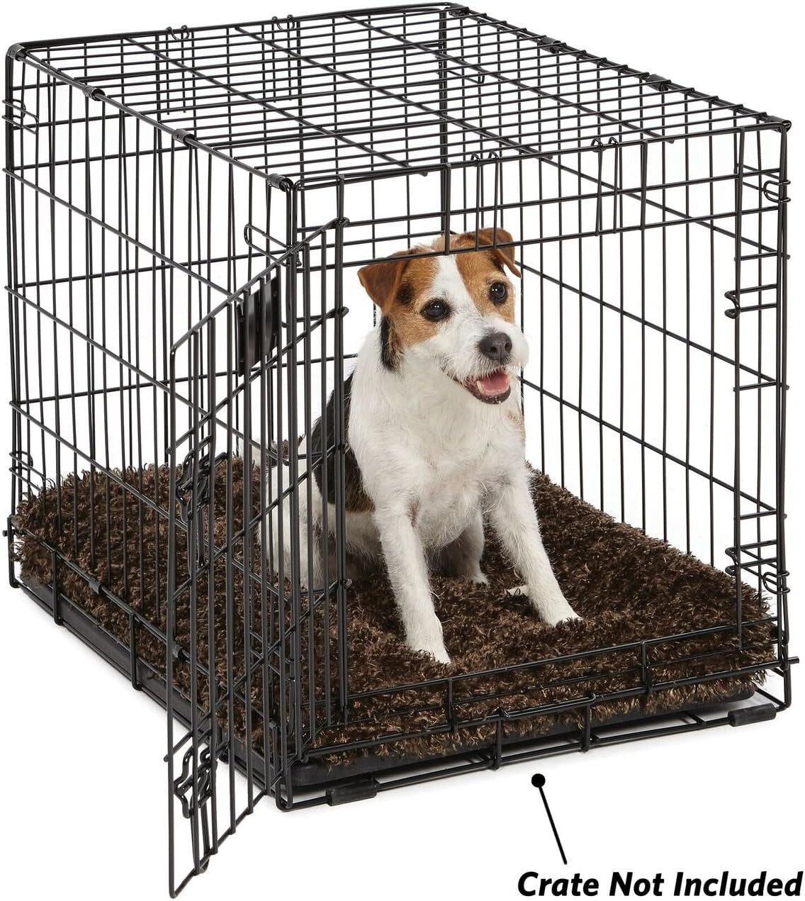Deluxe Coco Chic Pet Bed - Ultra-Soft, Overstuffed, Machine Washable, Suitable for 24-Inch Crate