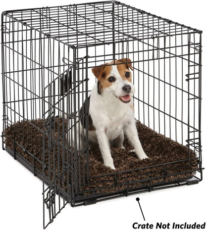 Deluxe Coco Chic Pet Bed - Ultra-Soft, Overstuffed, Machine Washable, Suitable for 24-Inch Crate