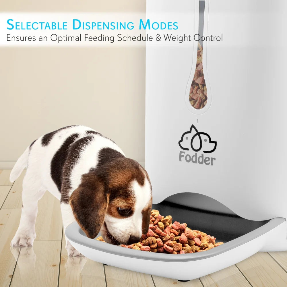 SLAPF30 - Smart Automatic Pet Food Dispenser with Digital Features and Voice Message Playback