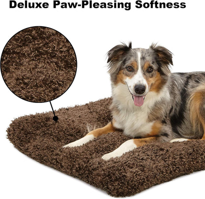 Deluxe Coco Chic Pet Bed - Ultra-Soft, Overstuffed, Machine Washable, Suitable for 24-Inch Crate